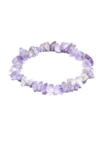 Lavender Amethyst Chip Bracelet image 0